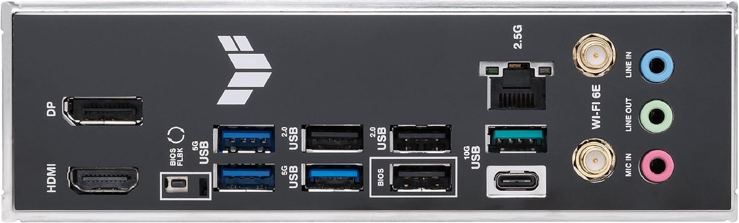 ASUS TUF Gaming B650-E WiFi Motherboard – AMD AM5 Socket, B650 Chipset, USB 20Gbps, Wi-Fi