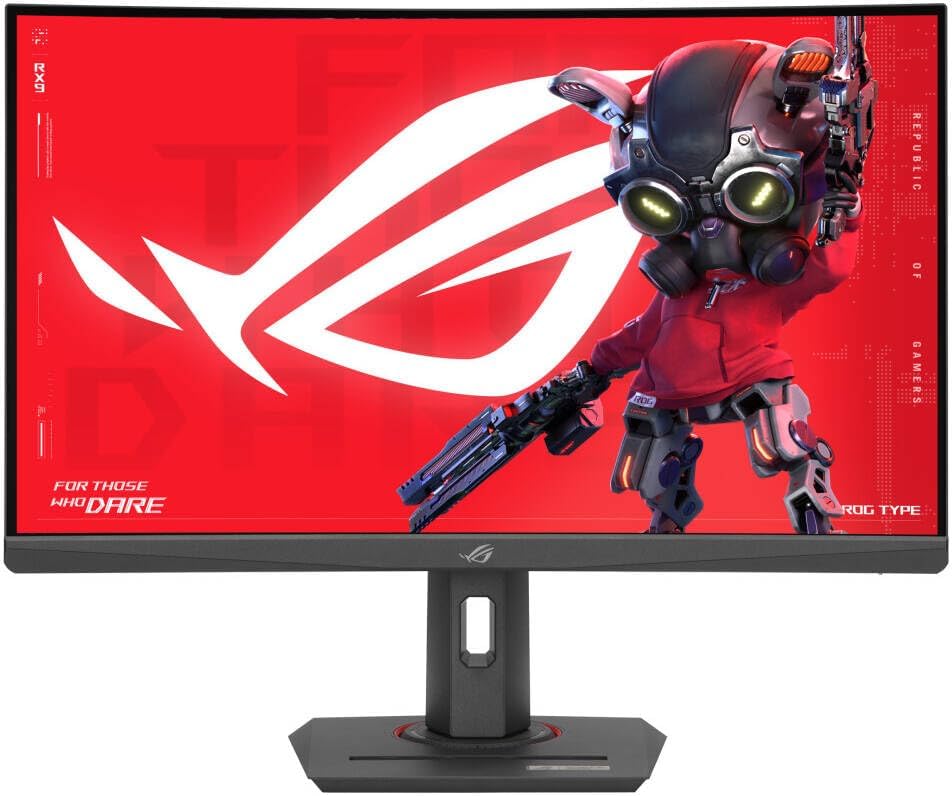 ASUS ROG Strix XG27WCMS Gaming Monitor – 27", 2560x1440 QHD, 280Hz, 1ms Response, DisplayPort + HDMI + USB-C, Black