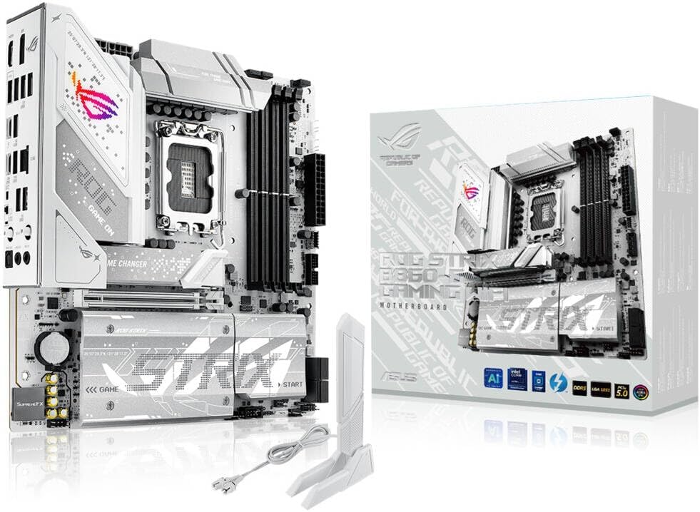 ASUS ROG Strix B860-G Gaming WiFi Motherboard – LGA1851 Socket, B860 Chipset, ATX