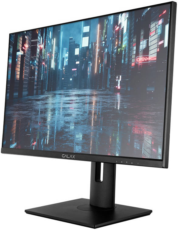 GALAX PRISMA-01 24″ FHD VA Monitor – 1920×1080, 75Hz Refresh, USB-C with 65W Power Delivery, G-SYNC Compatible, Eye-Care Flicker-Free