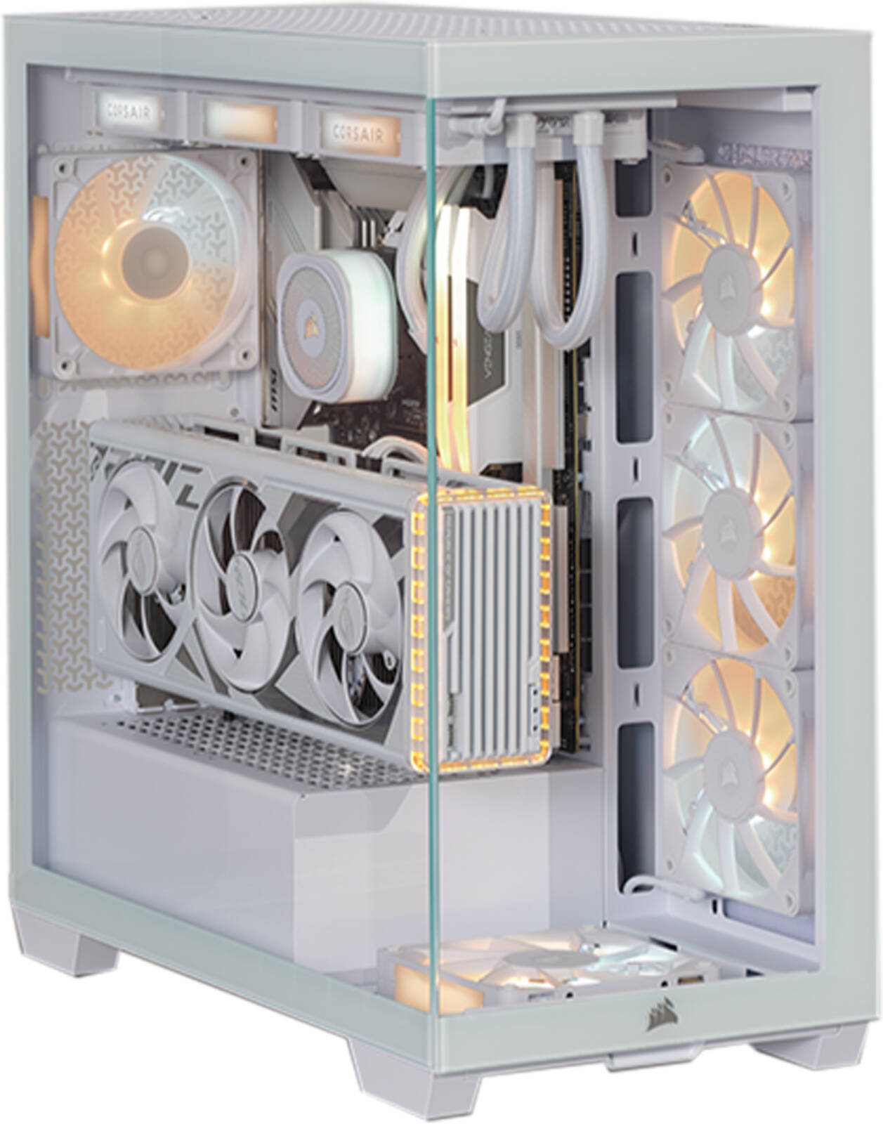 Artic Gaming PC - Intel Core i7-14700K 20 Cores 28 Threads, NVIDIA RTX 4070 12GB, 32GB DDR5 RAM 5600MHz, 2TB SSD Gen 4, 850W 80 PLUS Gold, 360mm Liquid Cooler, Wi-Fi + BT