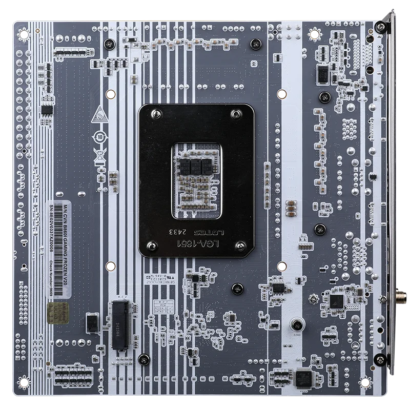 Colorful CVN B860I GAMING FROZEN V20 Mini-ITX Motherboard – Intel B860, LGA 1700, DDR5/DDR4, PCIe 5.0, M.2 Slots, WiFi 6, High-Performance Gaming Board, Frozen Design