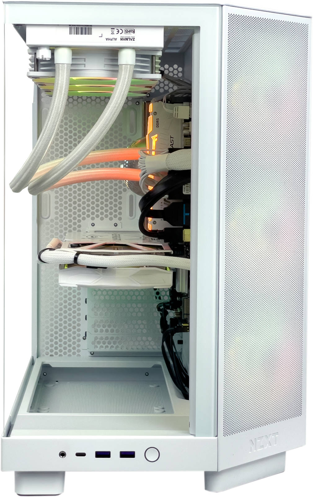 Best Budget Gaming PC - AMD Ryzen 5 7600X 6 Cores 12 Threads, NVIDIA RTX 4070 12GB, 32GB DDR5 RAM 6000MHz, 2TB SSD Gen 4, 750W 80 PLUS PSU, Wi-Fi + BT