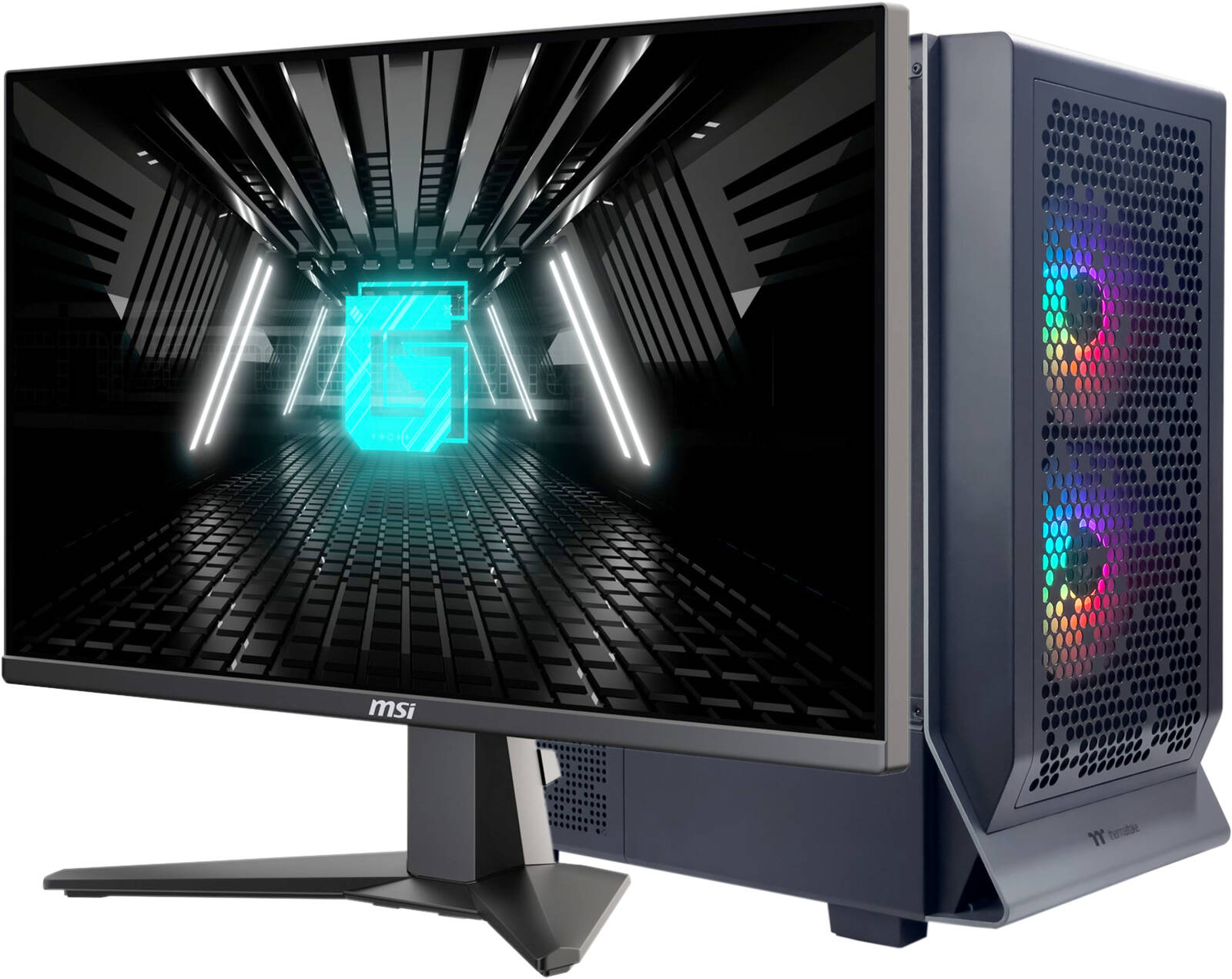 Horizon Gaming PC - Intel Core i7-14700K 20 Cores 28 Threads, NVIDIA RTX 4060 Ti 8GB, 32GB DDR5 RAM 6400MHz, 1TB SSD Gen 4, 850W PSU, 240mm Liquid Cooler, Wi-Fi + BT