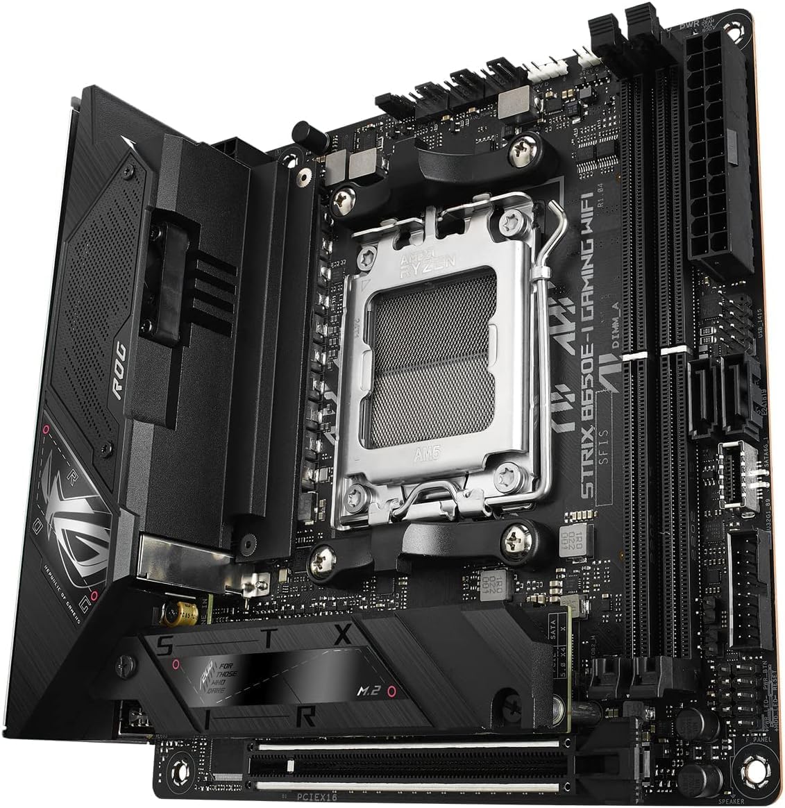 ASUS ROG Strix B650E-I Gaming WiFi Mini-ITX Motherboard – AMD AM5 Socket, B650E Chipset, USB 3.2 Gen 2