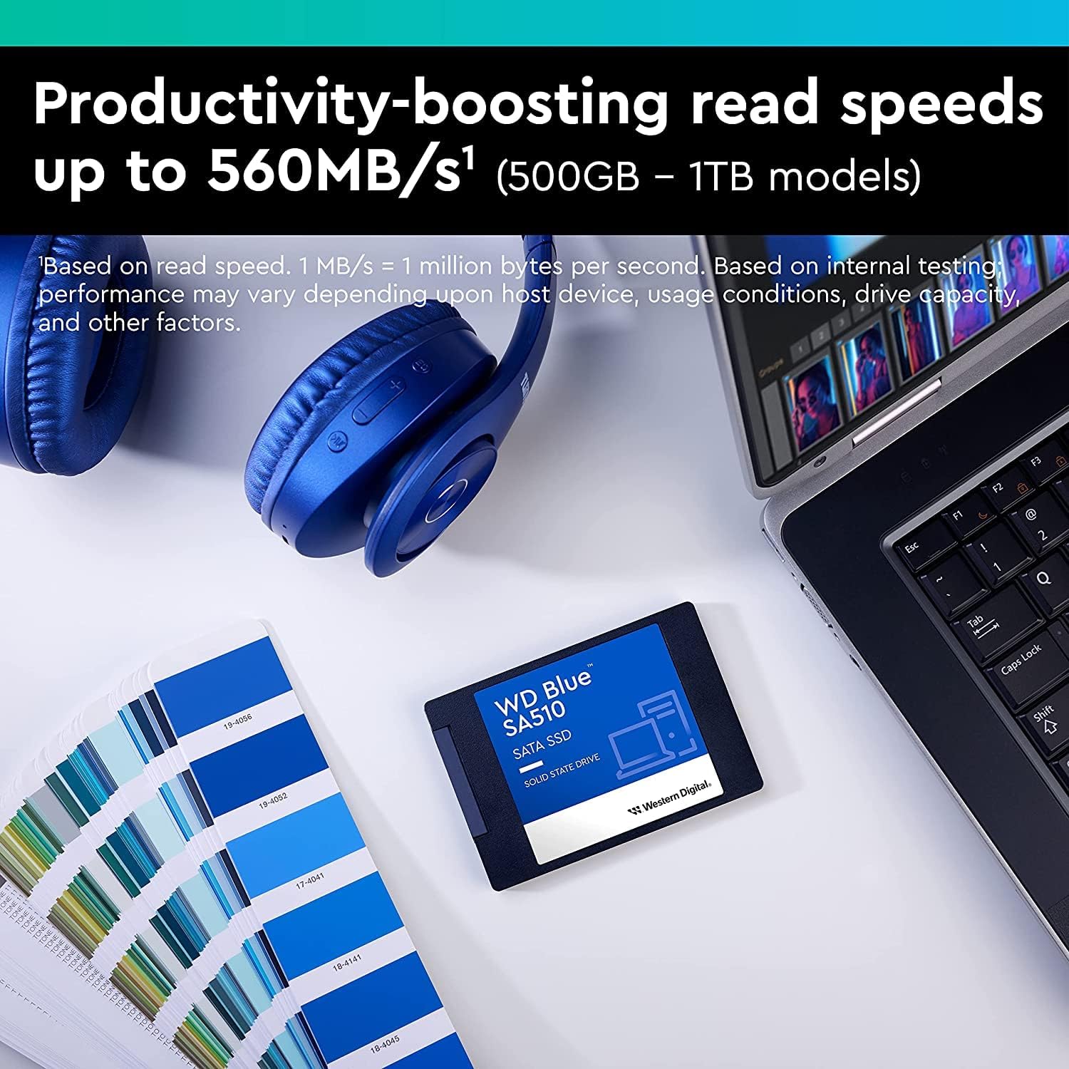 WD Blue 1TB SATA 2.5" Internal Hard Drive – Reliable Storage for Laptops & PCs