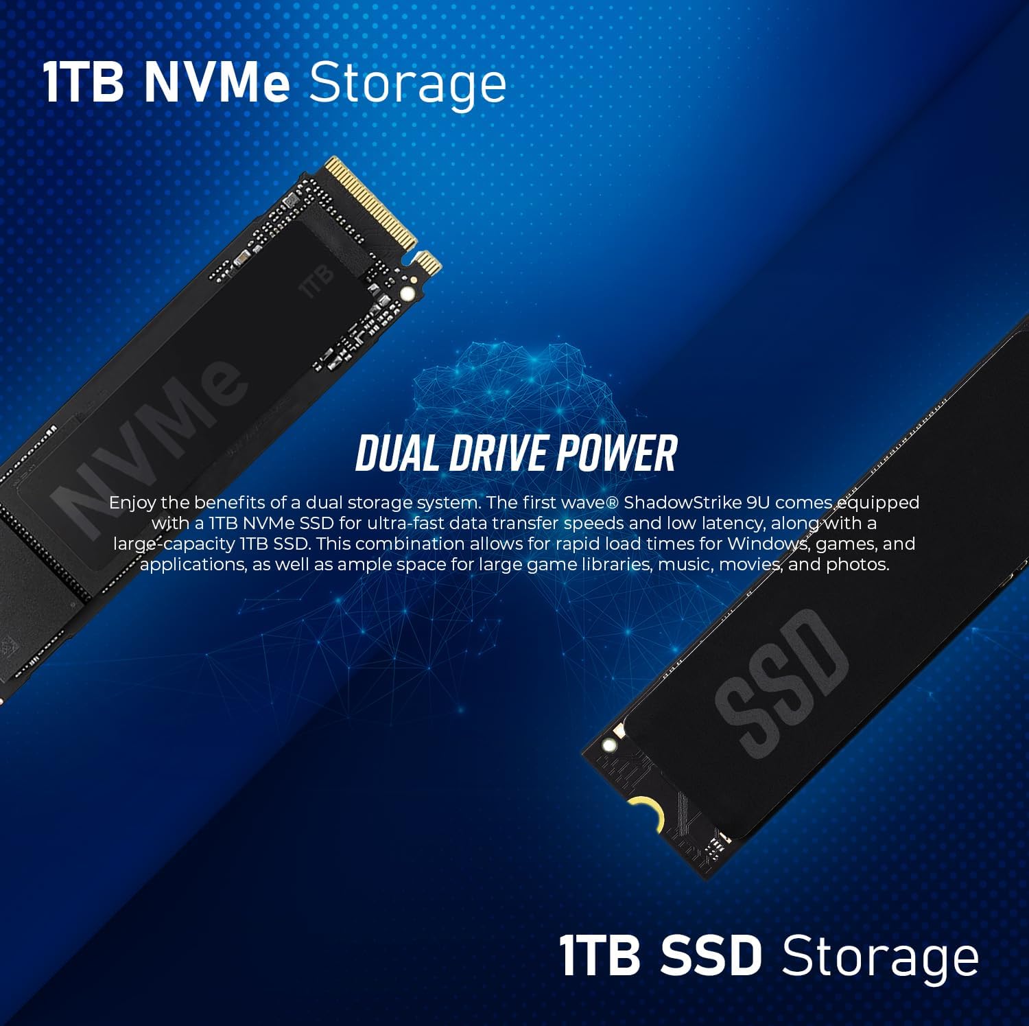 First Wave HyperBox Gaming PC – Intel Core i7-13700KF, 8GB RTX 5060 Graphics, 16GB DDR5 RGB RAM, 2TB SSD (1TB NVMe + 1TB SATA), WiFi, ARGB Sync Intelligent Cooling – High-Performance Gaming Desktop