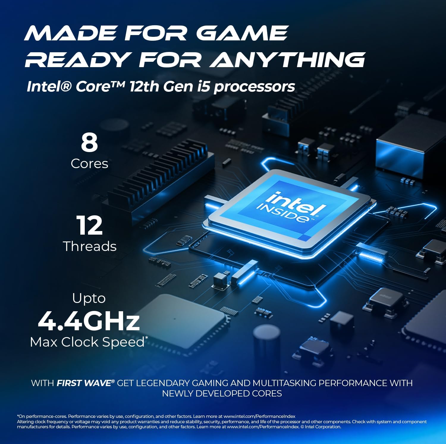 First Wave MicroStorm M5 Mini PC – Intel Core i5-12450H, DDR5 RAM, SSD, Mini Desktop PC with USB-C, Triple 4K Display, Ethernet RJ45, WiFi 6, BT 5.2, VESA Monitor Mount, Perfect for Office & Home