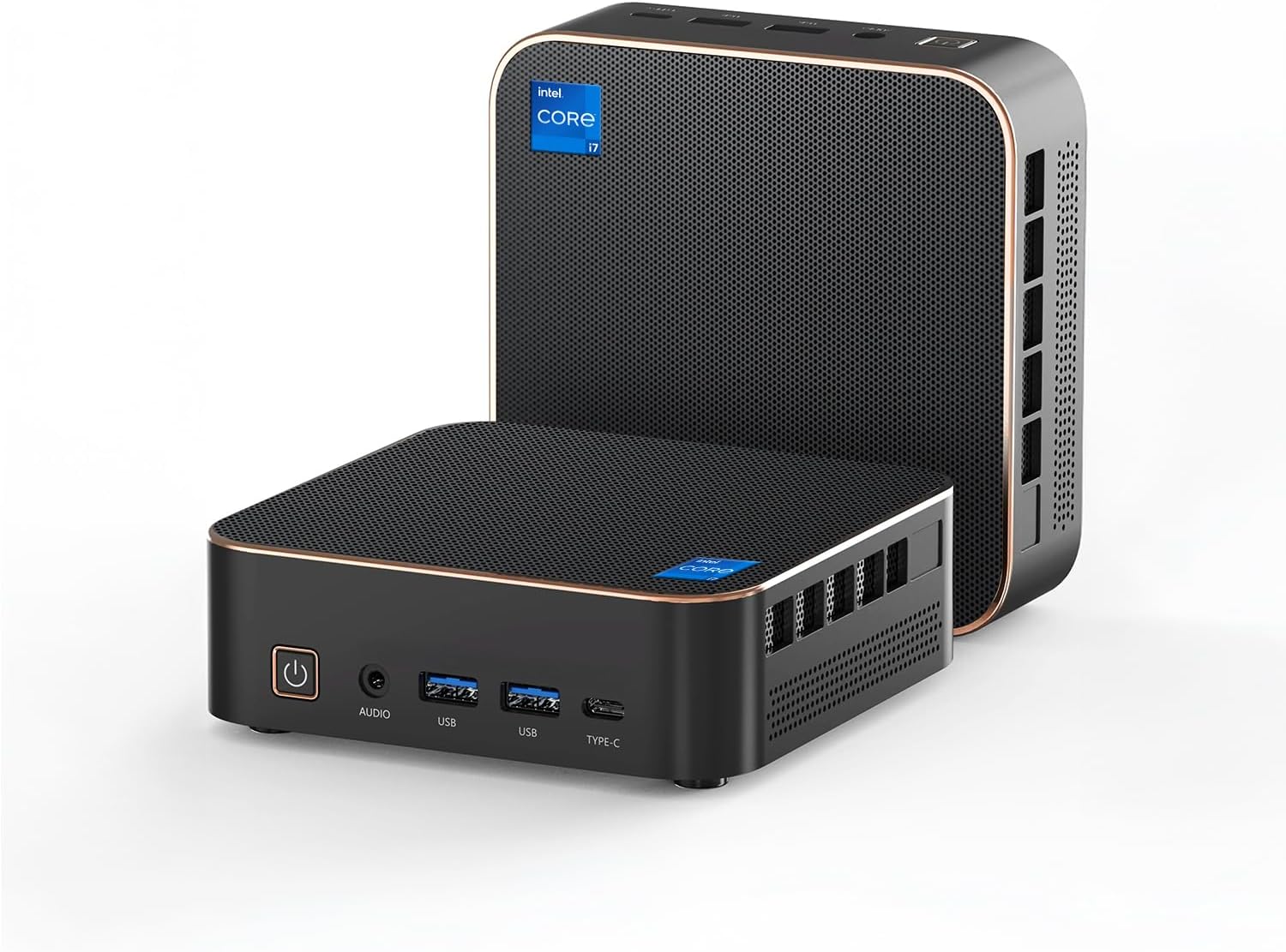 First Wave MicroStorm M7 Mini PC – Intel Core i7-13620H, DDR5 RAM, 512GB SSD, Mini Desktop PC with USB-C, Triple 4K Display, Ethernet RJ45, WiFi 6, BT 5.2, VESA Monitor Mount, Perfect for Office & Home