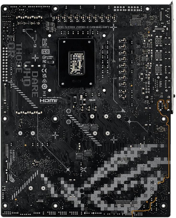 ASUS ROG Strix Z890-E Gaming WiFi Motherboard – LGA 1851 Socket, Z890 Chipset, Thunderbolt 4, ATX