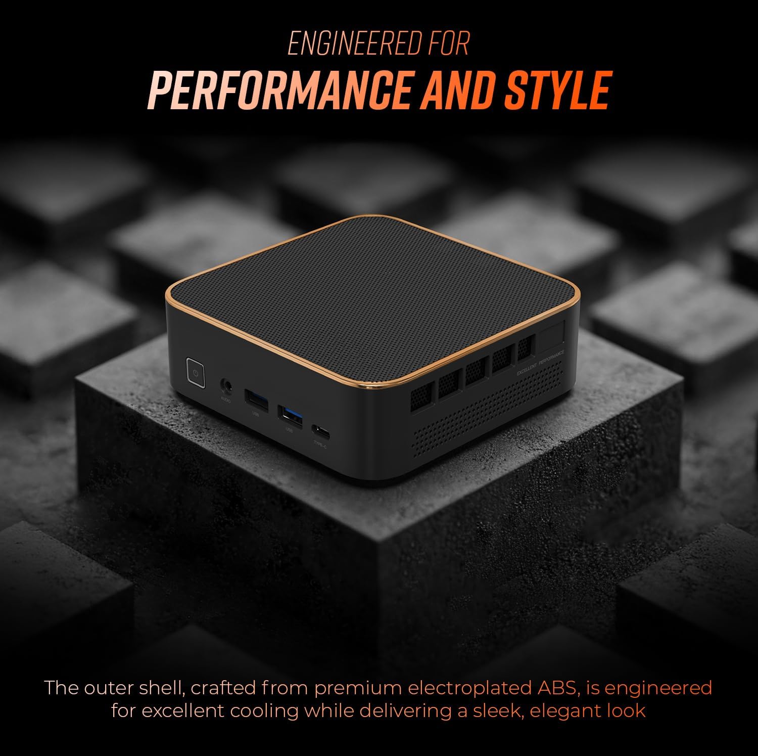 First Wave MicroStorm M7 Mini PC – Intel Core i7-13620H, DDR5 RAM, 512GB SSD, Mini Desktop PC with USB-C, Triple 4K Display, Ethernet RJ45, WiFi 6, BT 5.2, VESA Monitor Mount, Perfect for Office & Home