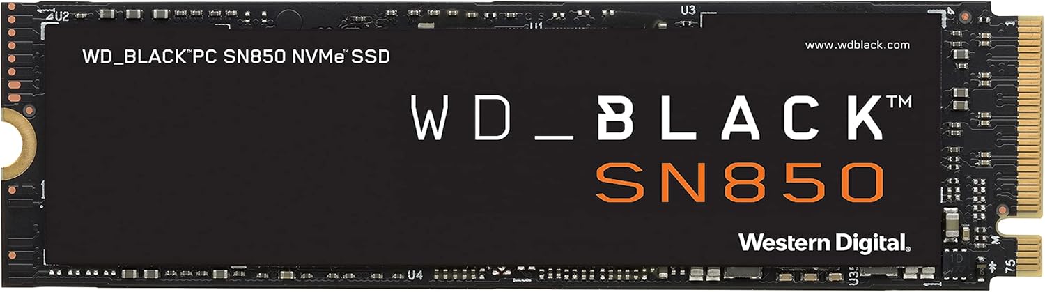 WD_BLACK PCIe 1000GB M.2 NVMe SSD – High-Performance Internal Storage for Gaming & Workstations