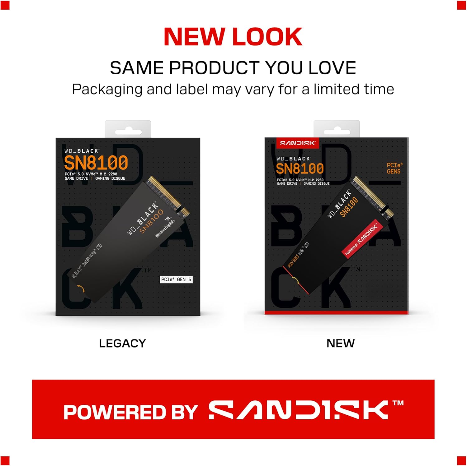 WD_BLACK SN8100 2TB NVMe PCIe M.2 SSD – High-Speed Gaming & Storage Solution