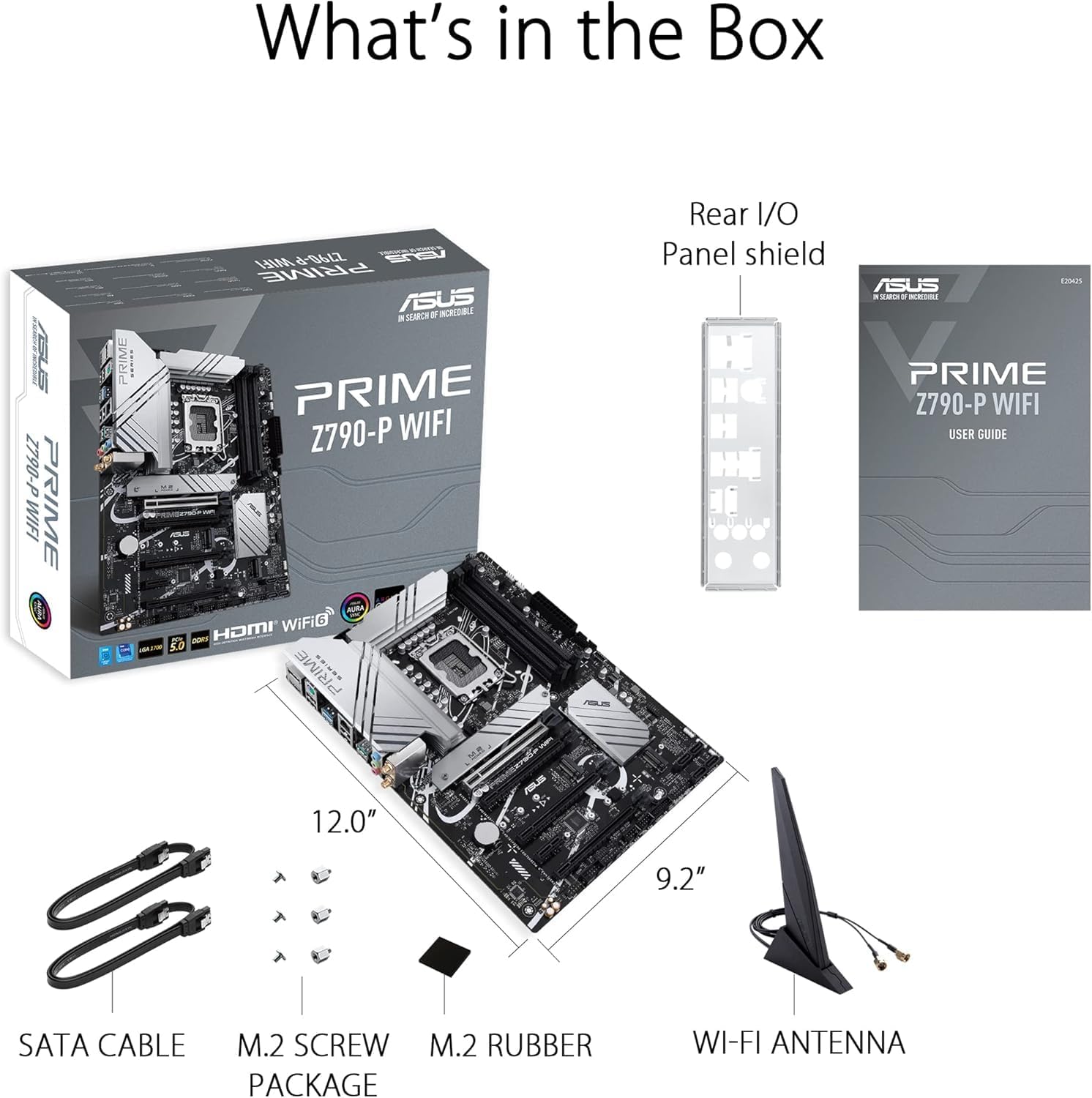 ASUS Prime Z790-P Motherboard – LGA1700 Socket, Z790 Chipset, USB 3.2 Gen 2, ATX