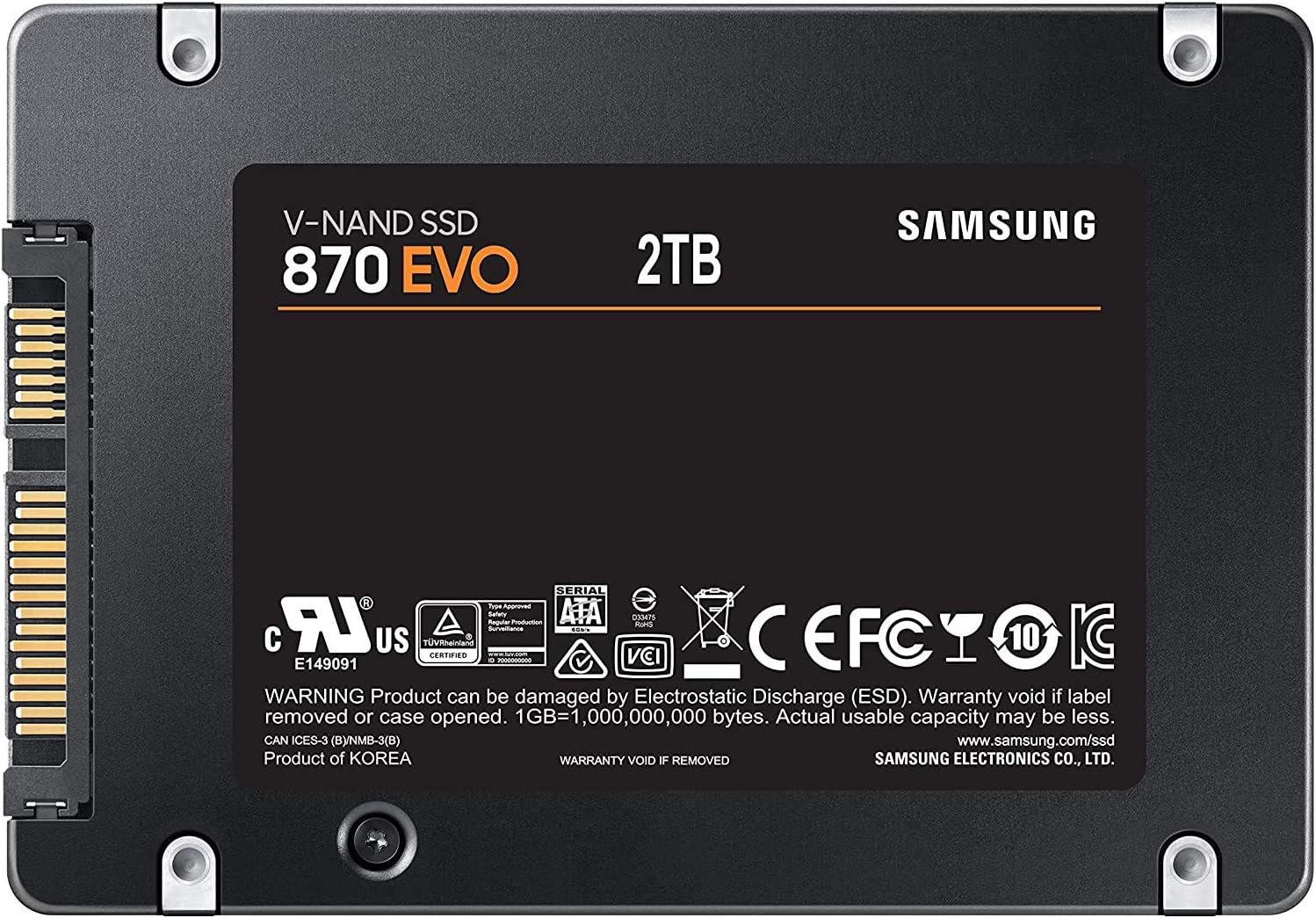 SAMSUNG 870 EVO 2.5 SSD