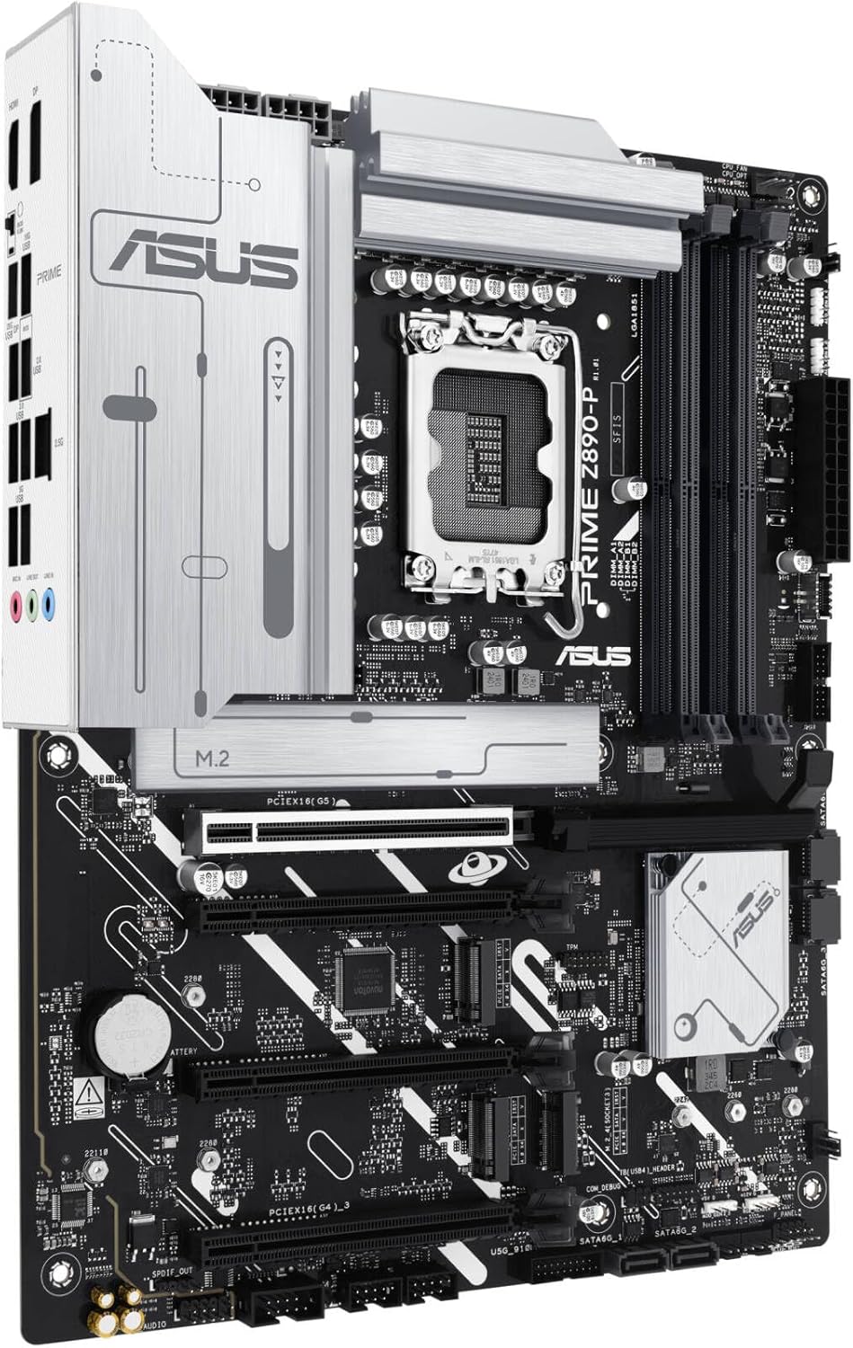 ASUS Prime Z890-P Motherboard – LGA1851 Socket, Z890 Chipset, USB 20Gbps