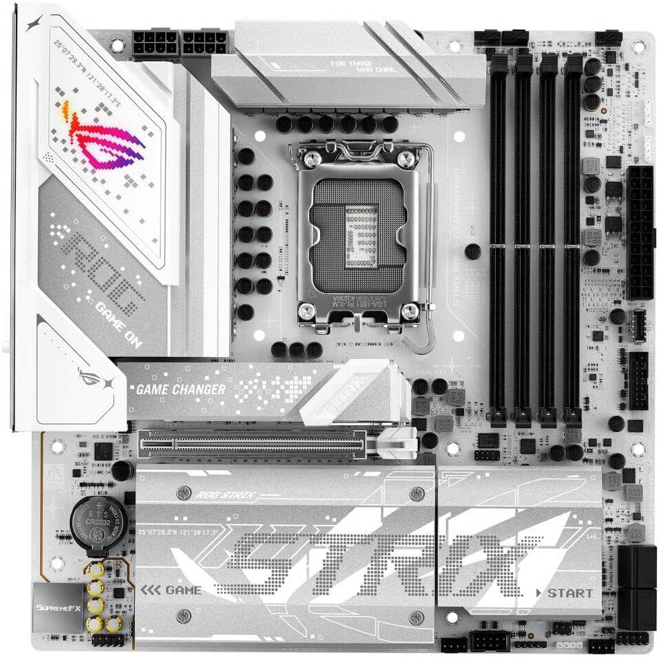 ASUS ROG Strix B860-G Gaming WiFi Motherboard – LGA1851 Socket, B860 Chipset, ATX