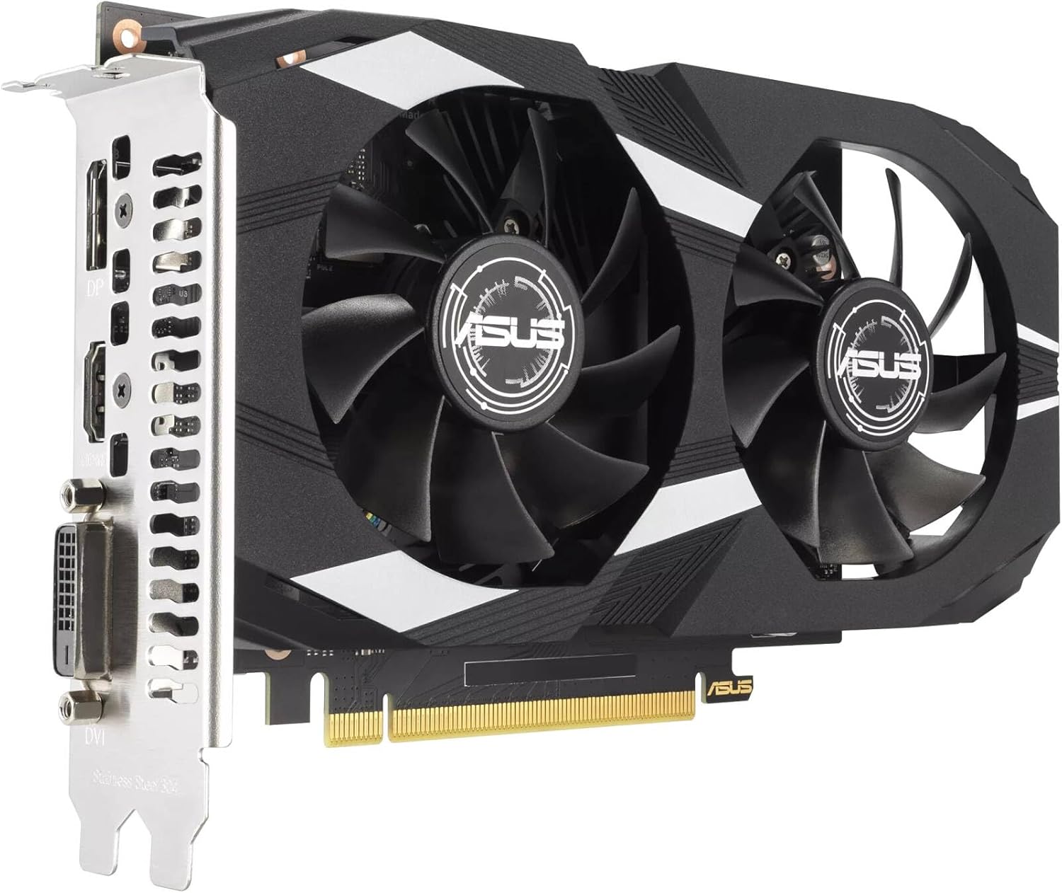 ASUS Dual RTX 3050 6GB GDDR6 Graphics Card – PCIe 4.0, Dual Fan Cooling, Ray Tracing Support