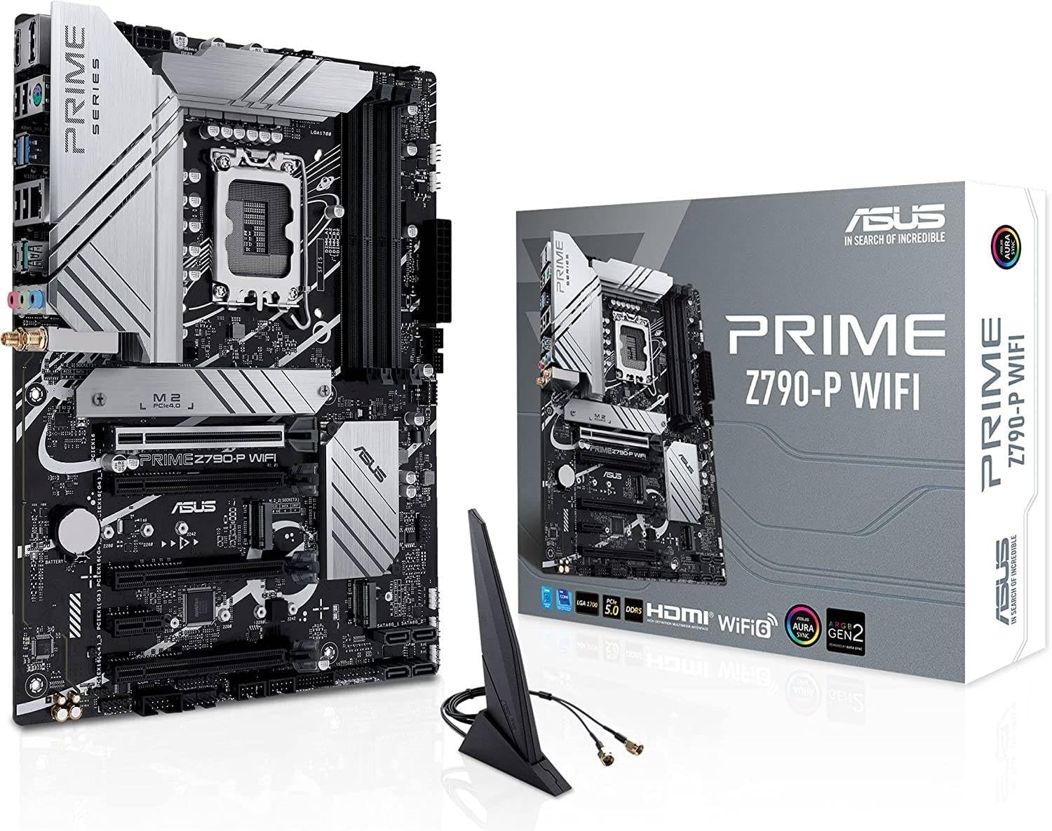 ASUS Prime Z790-P WiFi Motherboard – LGA1700 Socket, Z790 Chipset, USB 3.2 Gen 2, ATX