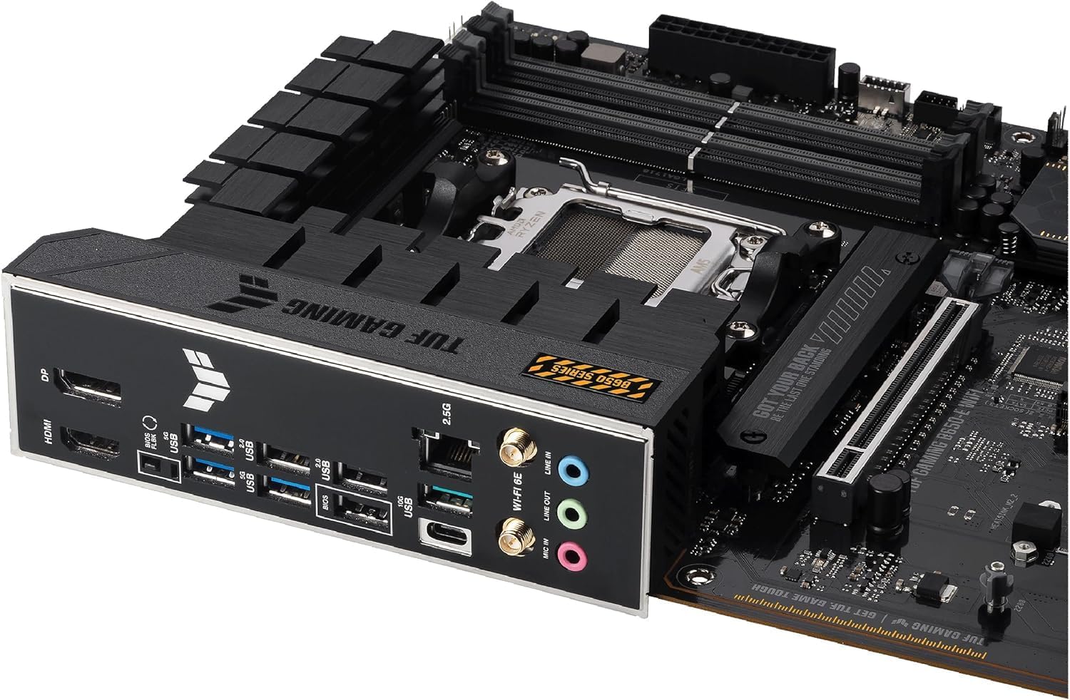 ASUS TUF Gaming B650-E WiFi Motherboard – AMD AM5 Socket, B650 Chipset, USB 20Gbps, Wi-Fi