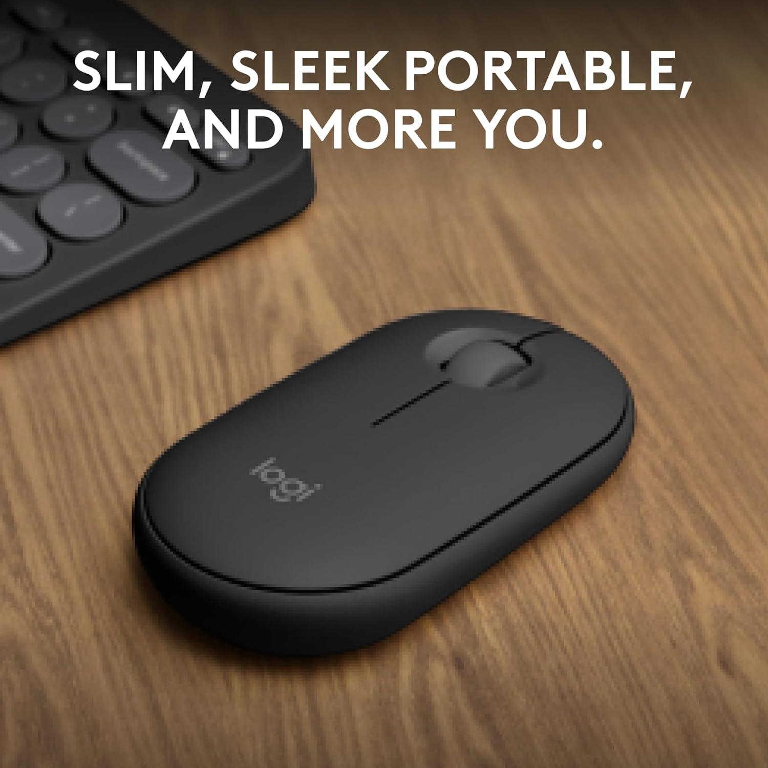 Logitech Pebble Mouse 2 M350s Slim Bluetooth Wireless Mouse