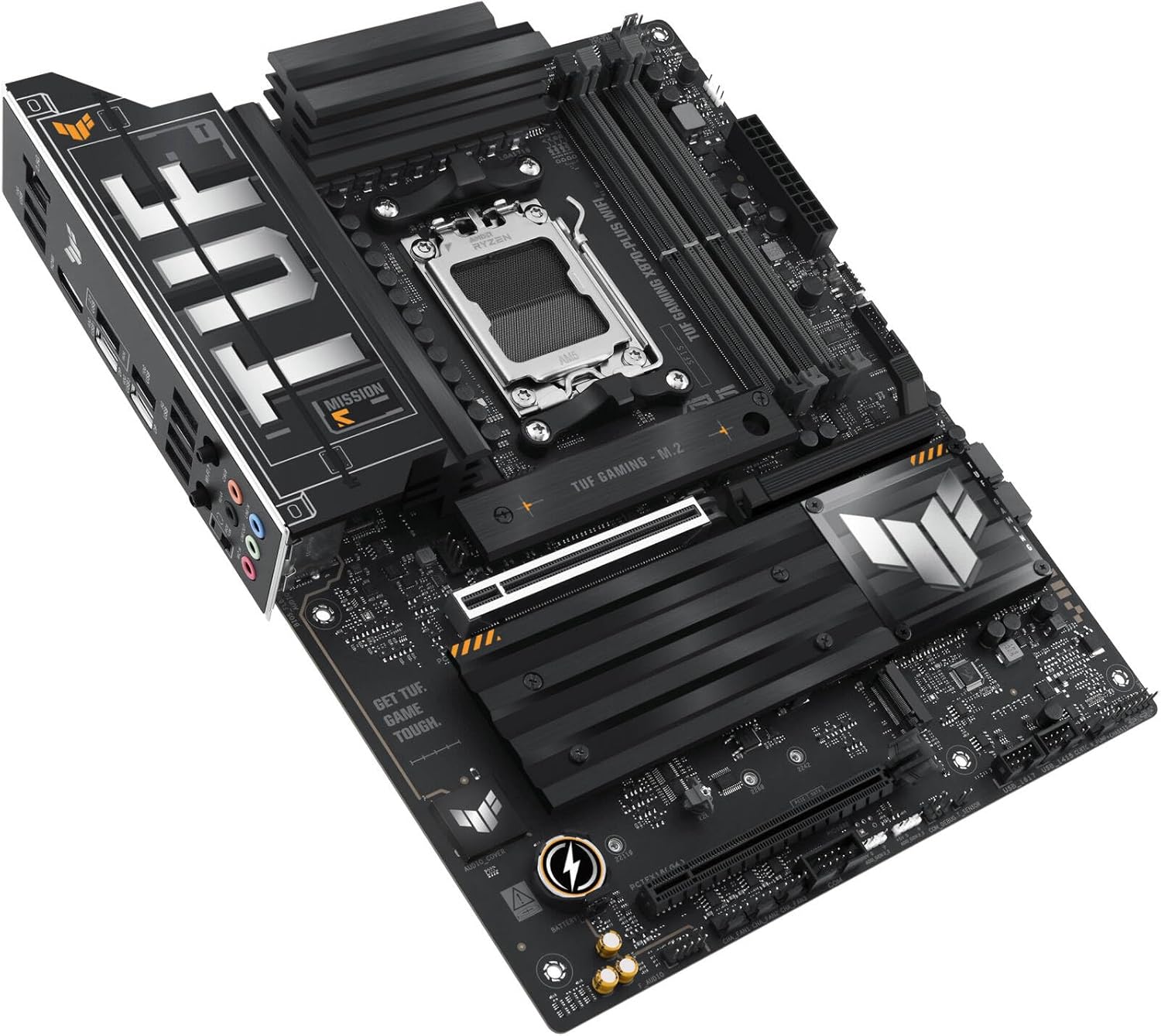 ASUS TUF Gaming X870-Plus WiFi Motherboard – AMD AM5 Socket, X870 Chipset, PCIe 5.0, USB4, Wi-Fi 7, Aura Sync RGB