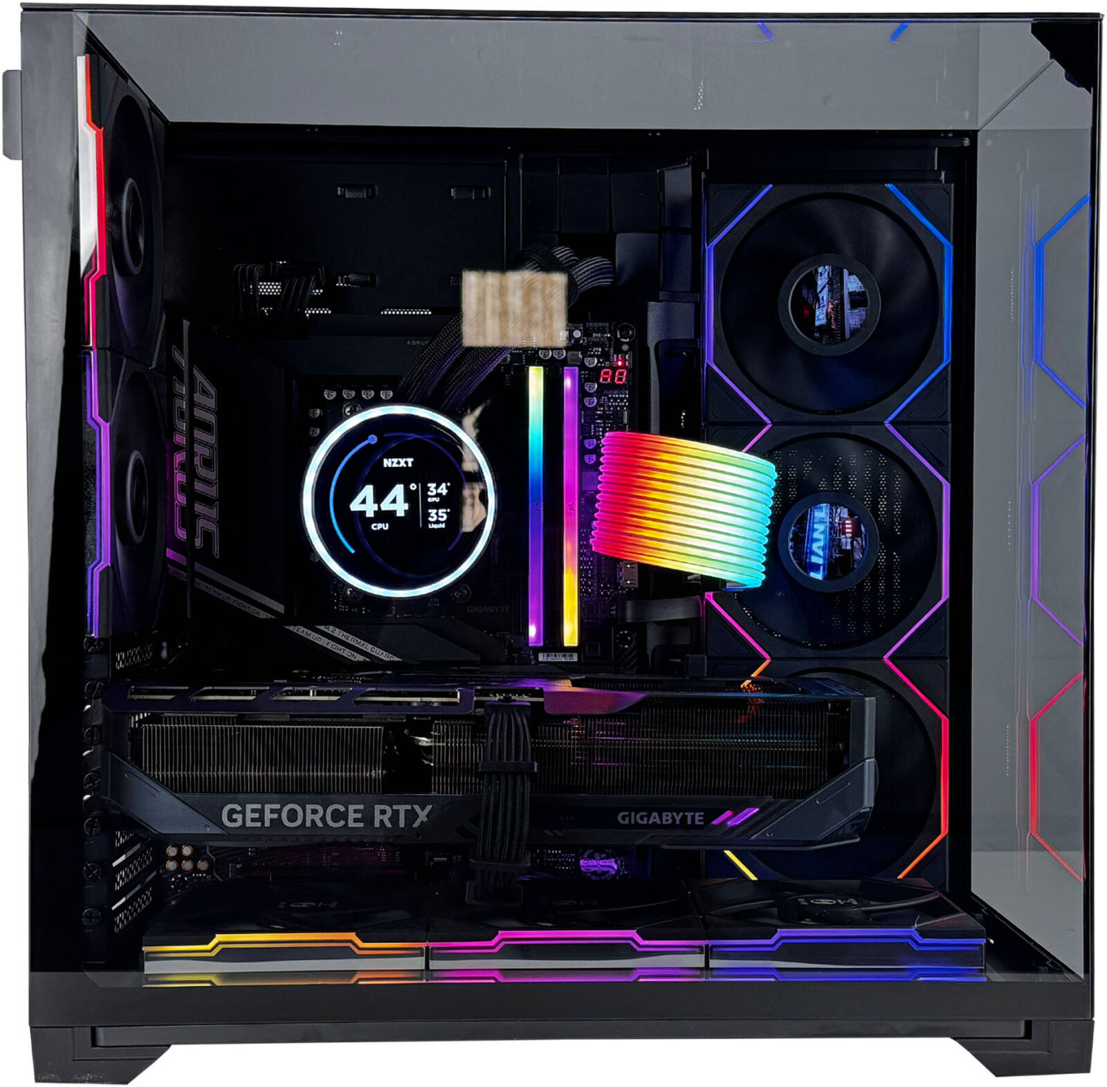 Crystal Gaming PC - AMD Ryzen 9 9950X3D 16 Cores 32 Threads, NVIDIA RTX 5080 16GB, 32GB DDR5 RAM 6000MHz, 1TB SSD Gen 5, 850W 80 PLUS PSU, 360mm Liquid CPU Cooler, Wi-Fi + BT