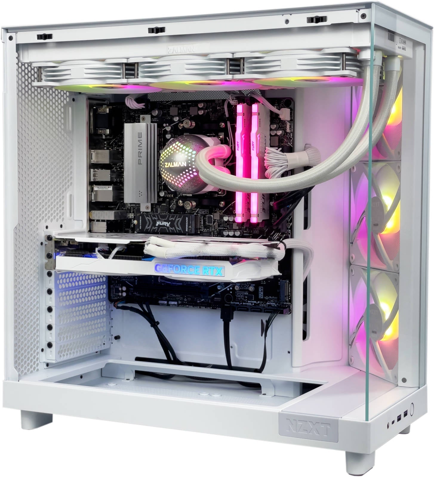 Best Budget Gaming PC - AMD Ryzen 5 7600X 6 Cores 12 Threads, NVIDIA RTX 4070 12GB, 32GB DDR5 RAM 6000MHz, 2TB SSD Gen 4, 750W 80 PLUS PSU, Wi-Fi + BT