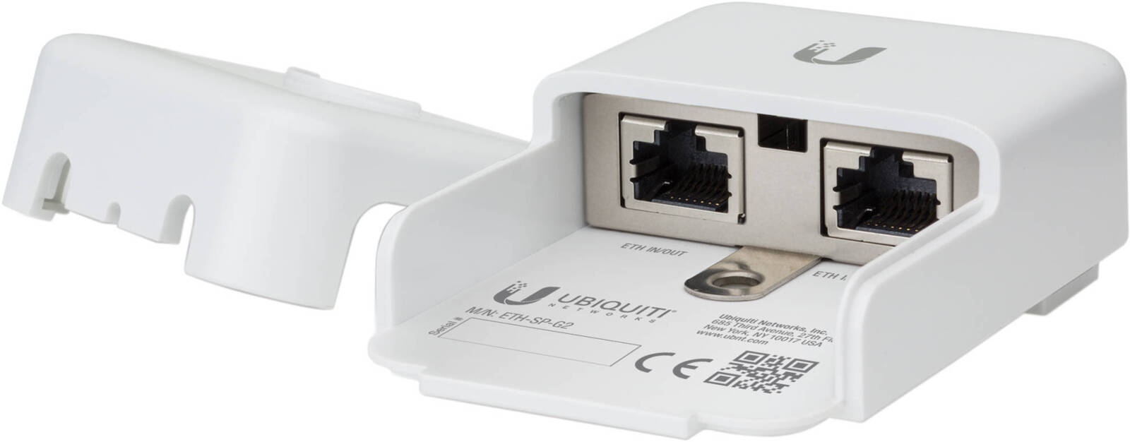 Ubiquiti ETH-SP-G2 – Gigabit Surge Protector, High-Performance Network Protection, Shielded RJ-45, Ethernet PoE Safeguard, Outdoor & Indoor Use