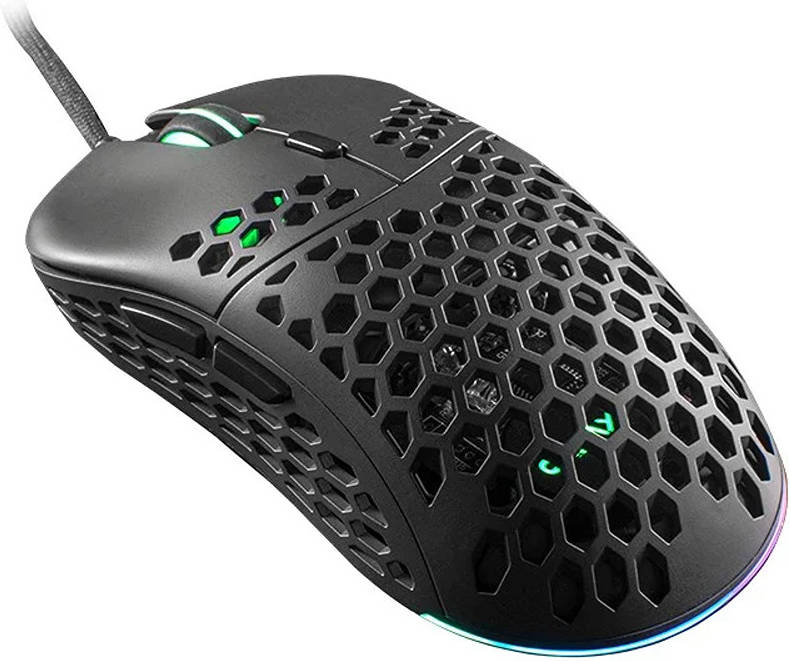 GALAX SLIDER-05B Gaming Mouse – Up to 10,000 DPI Optical Sensor, RGB Illumination, 6 Programmable Macro Buttons, Braided USB Cable, Ergonomic Wired PC Gaming Mouse