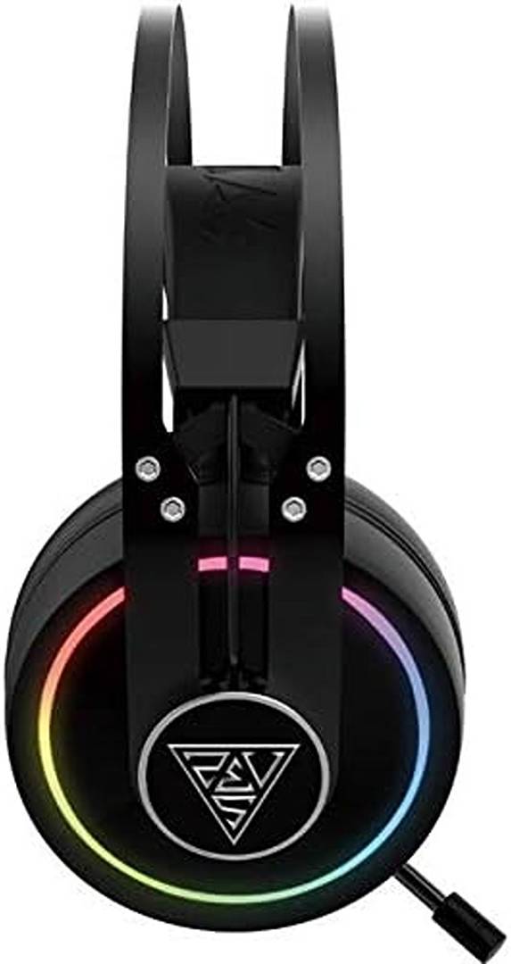 GAMDIAS HEBE P1A Gaming Headset – RGB LED, 50mm Drivers, Noise-Cancelling Microphone, Comfortable Over-Ear Design for PC & Console