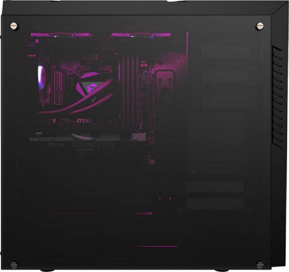 MSI Mag Codex X5 Gaming Desktop PC, 12th Gen Core i7-12700KF + Z690, 32GB DDR5 RAM, 1TB HDD + 1TB SSD, RTX 3080 Ti Ventus 3x 12GB, 850W ATX, Liquid AIO Cooler, Windows 11, Black | 9S6-B93071-1010