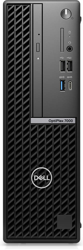 Dell OptiPlex 7000 SFF PC, Intel Core i7-12700 Processor, 8GB DDR4 RAM, 1 TB HDD + 1TB SSD  Storage, Intel UHD Graphics 630, DVD RW, Keyboard & Mouse, Ubuntu OS, Black | CTOO7000SFFi74G_U