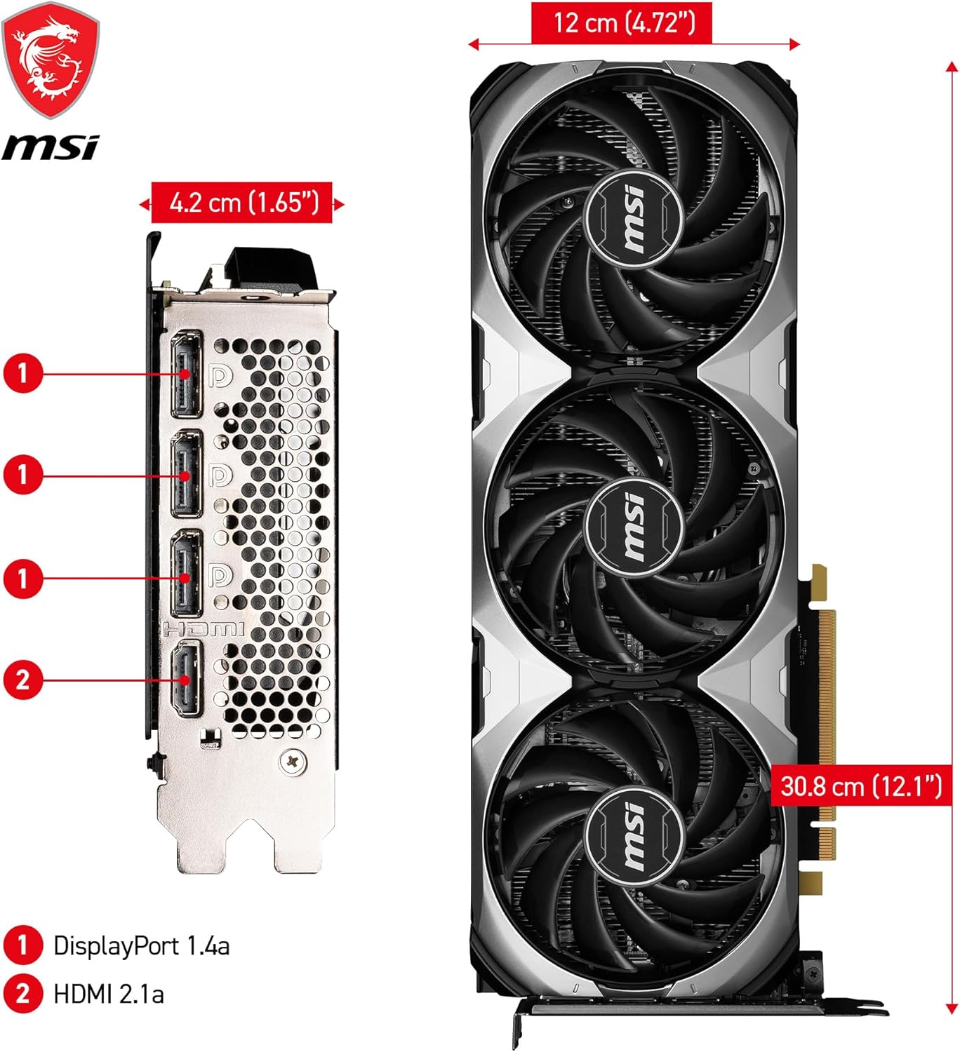 MSI VENTUS GEFORCE RTX 4060 TI 3X 16G OC