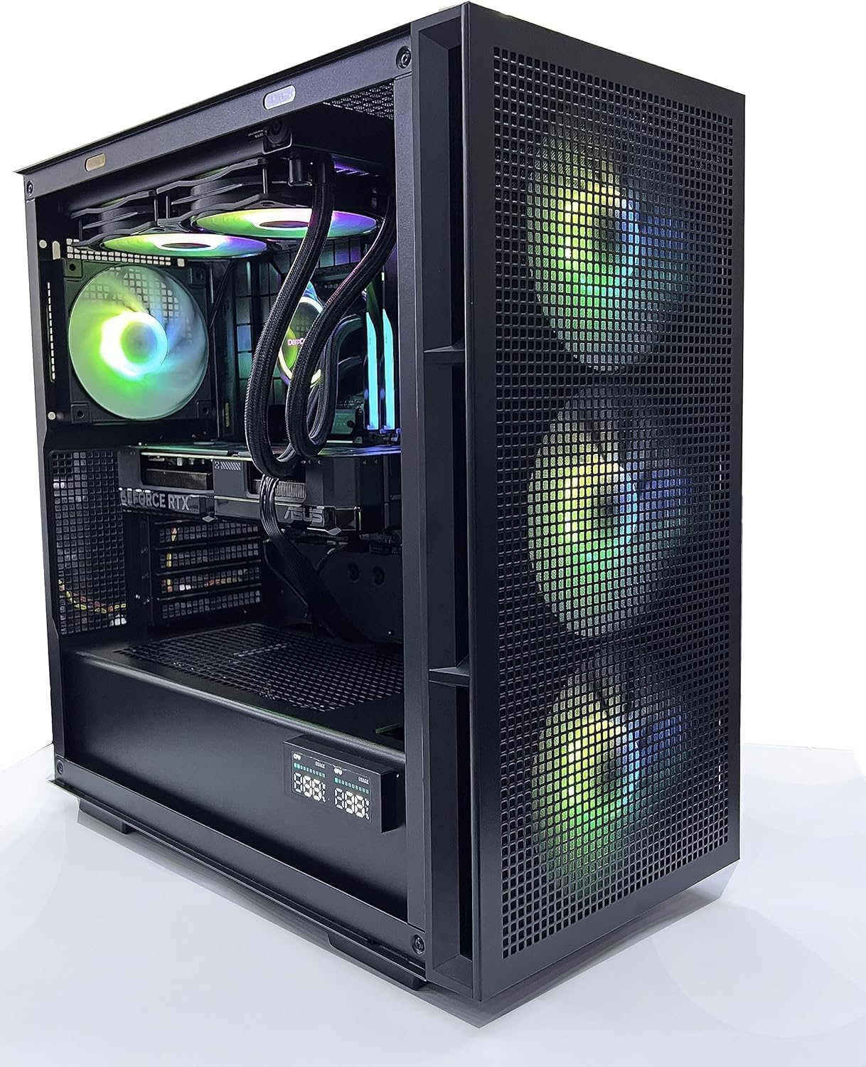 Bang For The Buck Gaming PC - Intel Core i5-14600K 14 Cores 20 Threads, NVIDIA RTX 4060 TI 8GB, 32GB DDR5 RAM 6400MHz, 1TB SSD Gen 4, 750W PSU, 24 Inch 180Hz Monitor, MageGee 3in1 Combo
