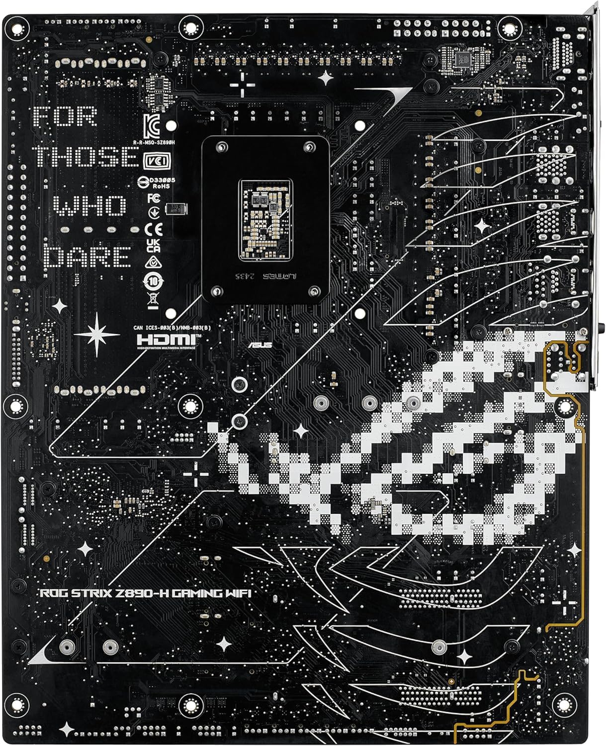ASUS ROG Strix Z890-H Gaming WiFi Motherboard – LGA 1851 Socket, Z890 Chipset, ATX