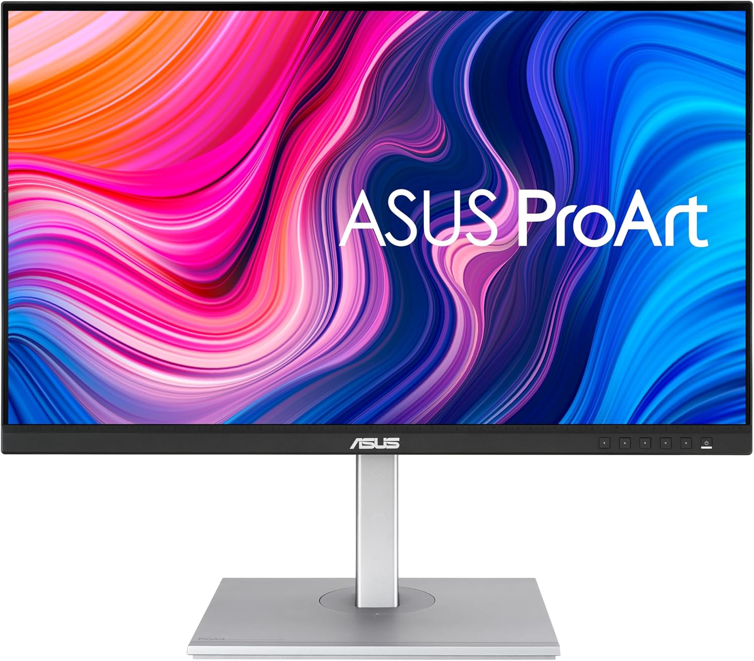 ASUS ProArt Display PA279CV, 27? 4K UHD (3840×2160) IPS Professional Monitor, Calman?Verified, 100% sRGB/Rec.709, USB?C PD 65?W