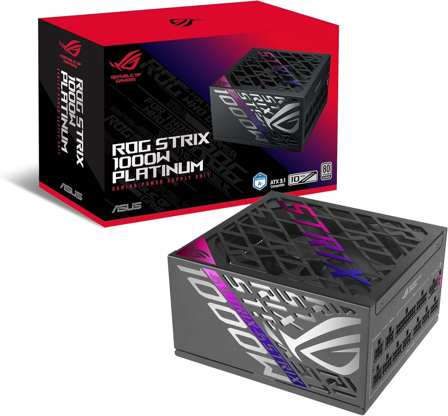 ASUS ROG Loki SFX?L 850?W Platinum Power Supply – White Edition