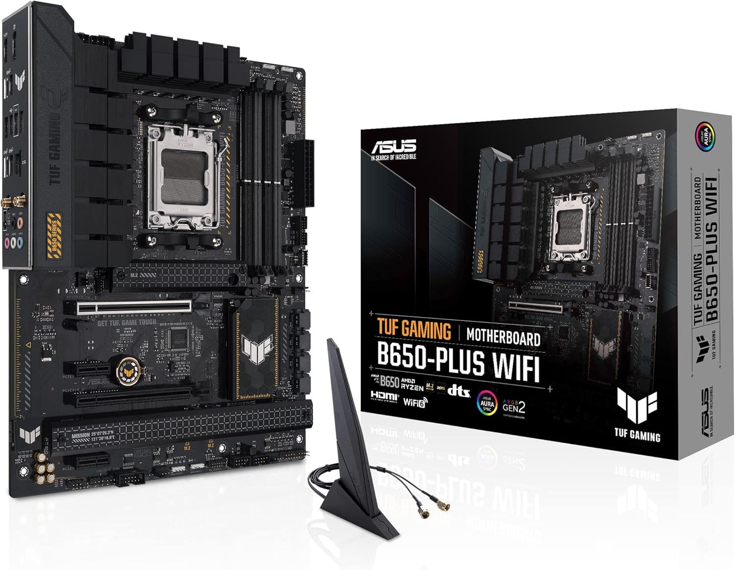 ASUS ROG Strix B650-A Gaming WiFi-AE   High-Performance ATX AM5 Motherboard with DDR5-6400+ OC, PCIe 5.0, WiFi 6E, 2.5Gb Ethernet, USB 3.2 Gen 2x2, Aura Sync RGB & Advanced Cooling