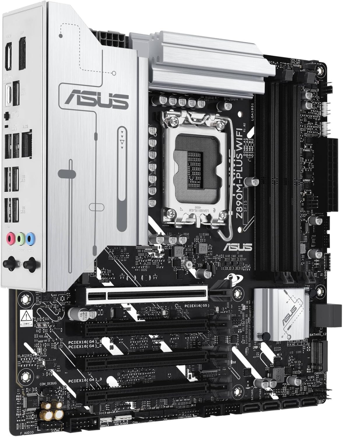 ASUS Prime Z890M-Plus WiFi Motherboard – LGA1851 Socket, Z890 Chipset, USB 20Gbps