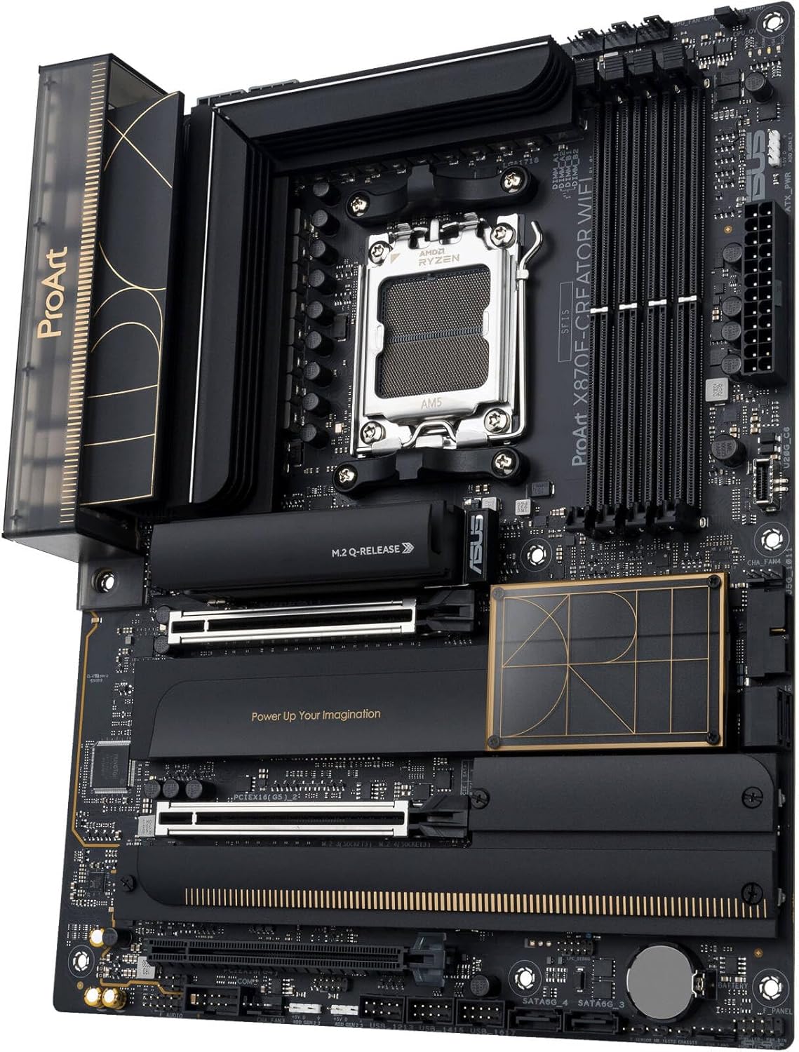 ASUS ProArt X870E-Creator WiFi Motherboard – AMD AM5, X870E Chipset, PCIe 5.0, USB4, Wi-Fi 7