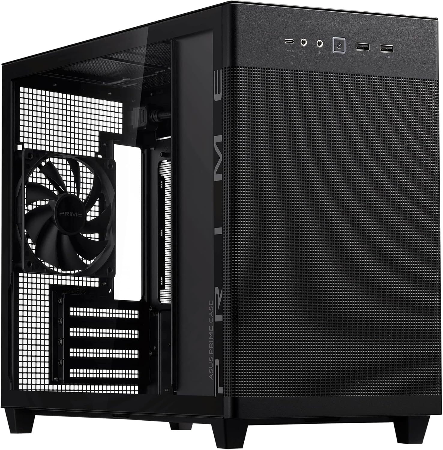 ASUS Prime AP201 TG (Black)   33L MicroATX Tower