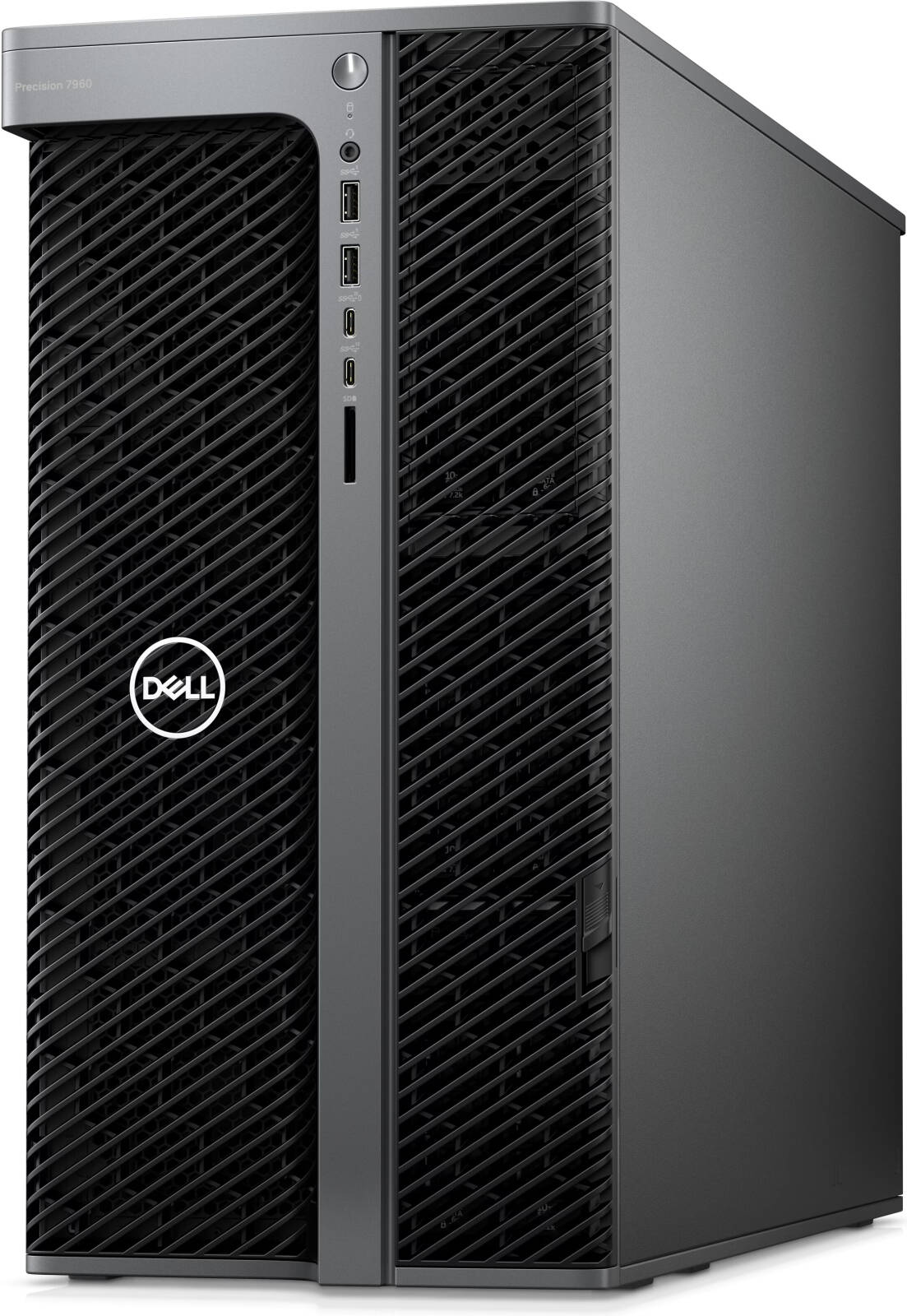 Dell Precision 7960 Tower Workstation Desktop Computer, Intel Xeon W9-3575X, 128GB RAM, 2TB + 2TB SSD & 8TB HDD, Dual NVIDIA RTX 5880 Ada 48GB GPU, ENG Keyboard & Mouse, Ubuntu Linux, Black | 7960