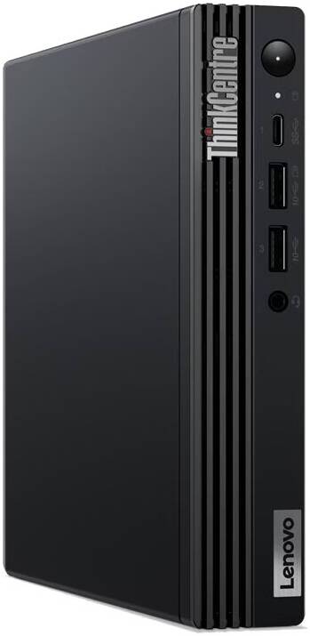 Lenovo ThinkCentre M70q Gen 4 Desktop Computer, Intel Core i5-13400T, 8GB RAM, 512GB SSD, Intel UHD Graphics 730, ENG-ARAB Keyboard with Mouse, Wi-Fi & BT Connectivity, FreeDOS, Black | 12E3003EGR