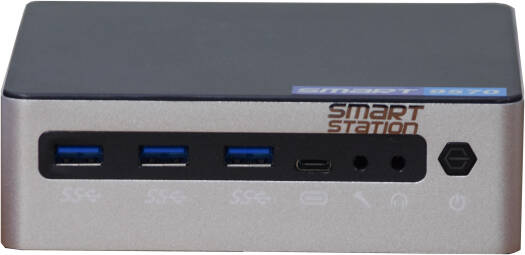 Smart Station 9570 Mini PC, Intel Core Ultra 7 155U Processor, 16GB RAM, 500GB SSD Storage, Wi-Fi, Dual Lan, Windows 11 Pro, Black | 9570
