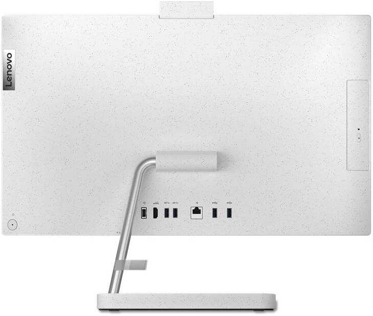 Lenovo IdeaCentre AIO 3 24ALC6 AIO PC, 24" FHD IPS Display, AMD Ryzen 5 7530U, 8GB RAM, 512GB SSD, Radeonƒ?› Graphics, Calliope Wireless ENG/ARB K/B & Mouse, Win11, White | F0G100UKAX