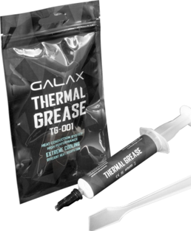 GALAX TG-001 Thermal Grease 3 g – High Thermal Conductivity, Solvent-Free, Non-Curing Paste for CPU/GPU Cooling