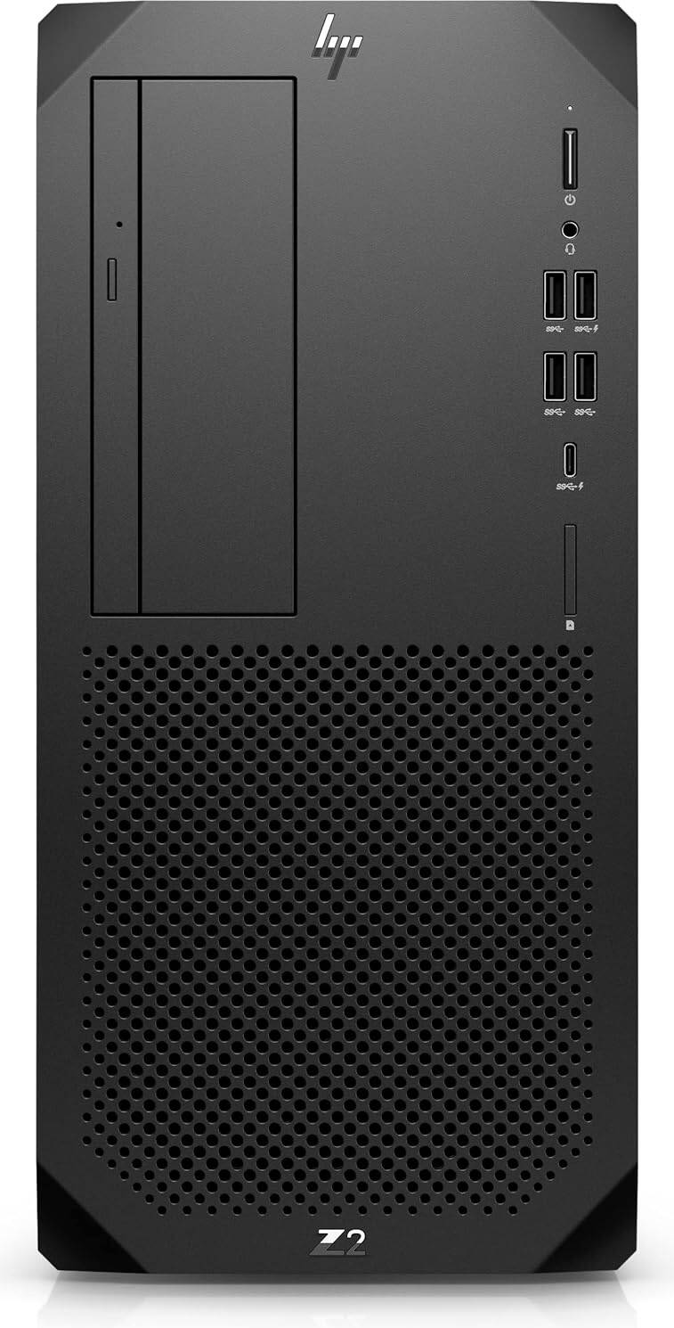 HP Z2 G9 Tower Workstation Desktop Computer, Intel Core i7-14700K Processor, 16GB RAM, 1TB SSD, Intel UHD Graphics 770, HP USB 320K Keyboard + HP Wired 320M Mouse, Windows 11 Pro, Black | 4N3U8AV