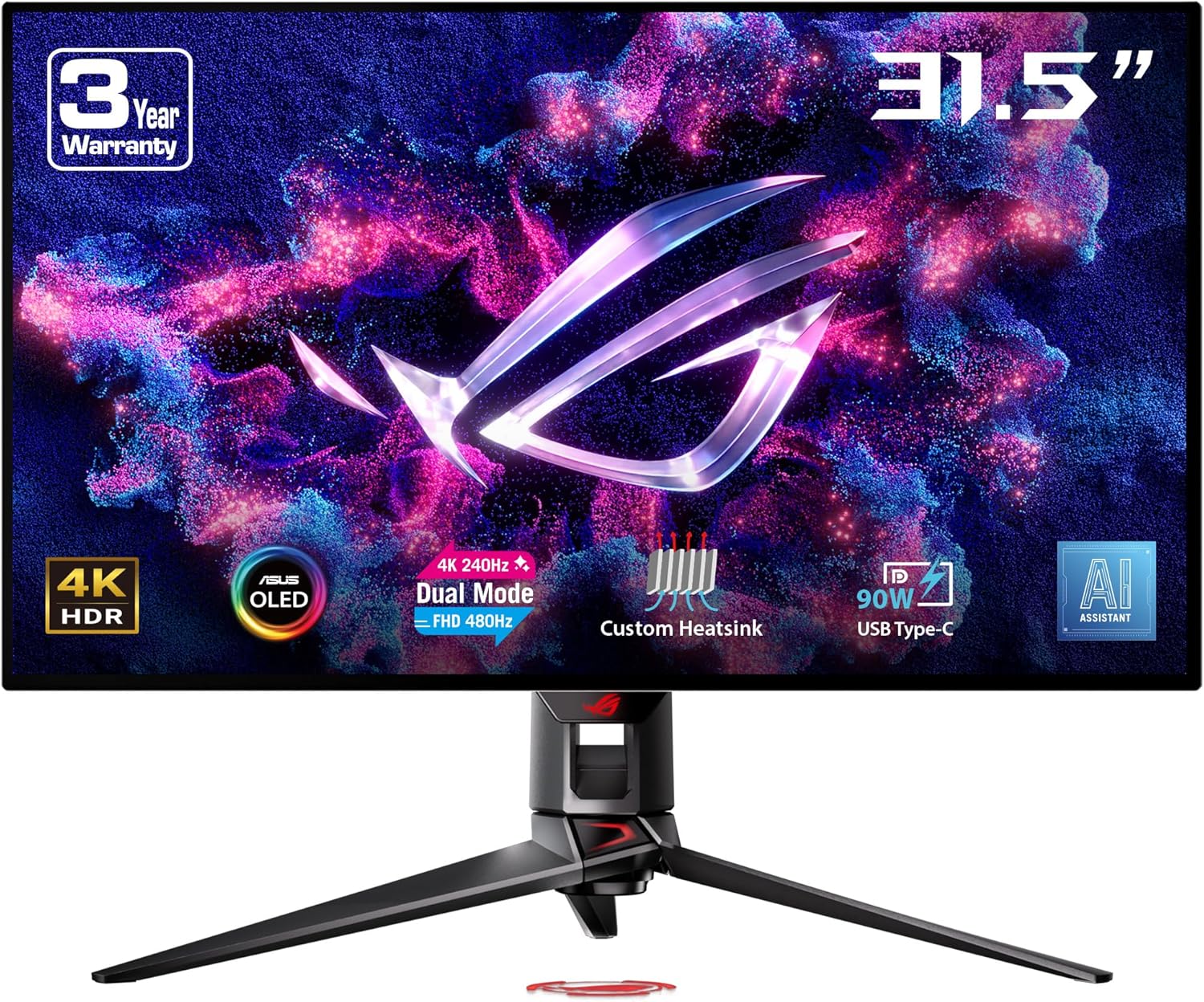 ASUS ROG Swift OLED PG39WCDM – 39" Curved OLED Gaming Monitor