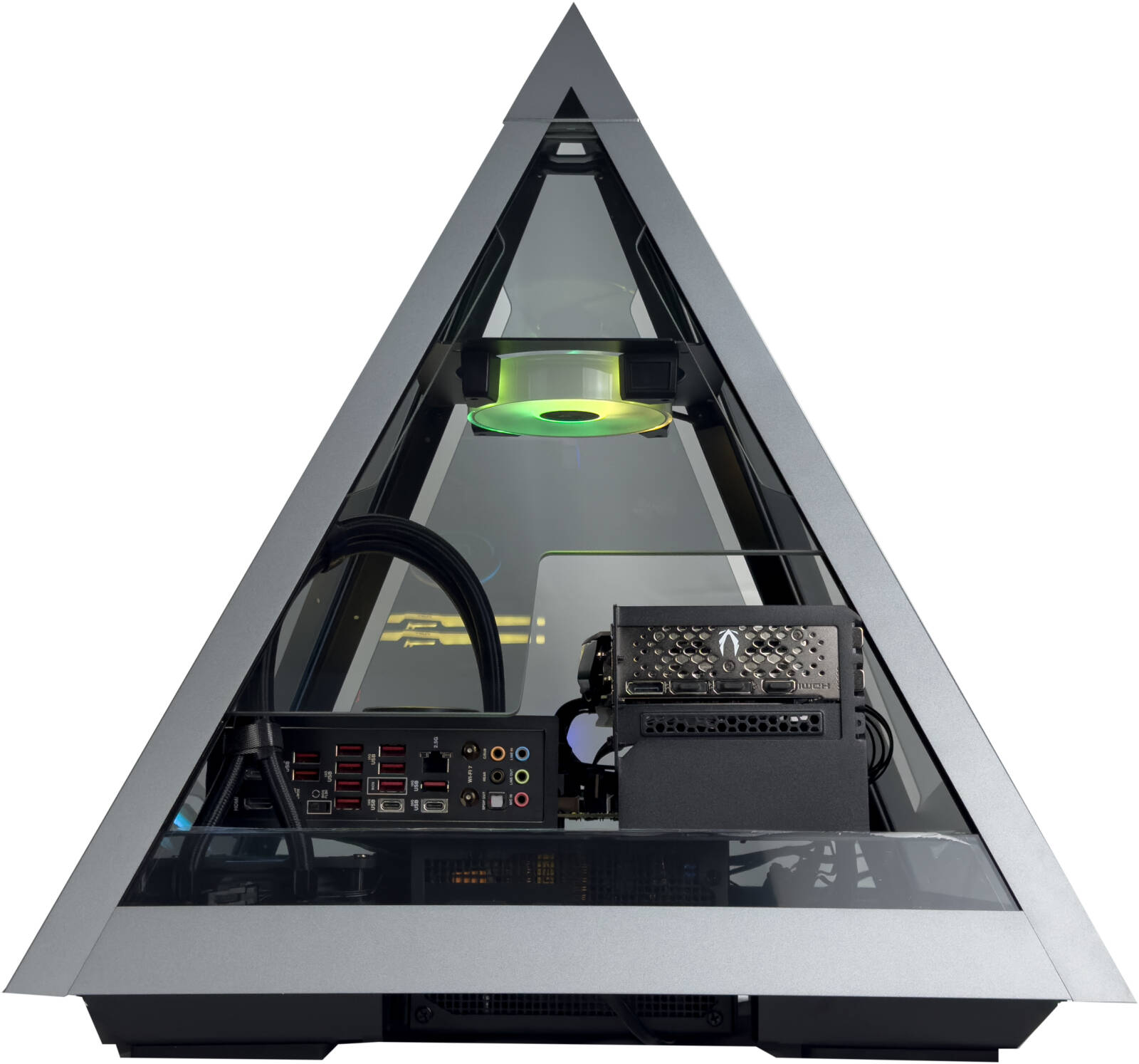 Obelisk X Gaming PC - AMD Ryzen 7 7800X3D 8 Cores 16 Threads, NVIDIA RTX 5070 12GB, 32GB DDR5 RAM 6000MHz, 1TB SSD Gen 4, 750W 80 PLUS PSU, 360mm Liquid Cooler, Wi-Fi + BT
